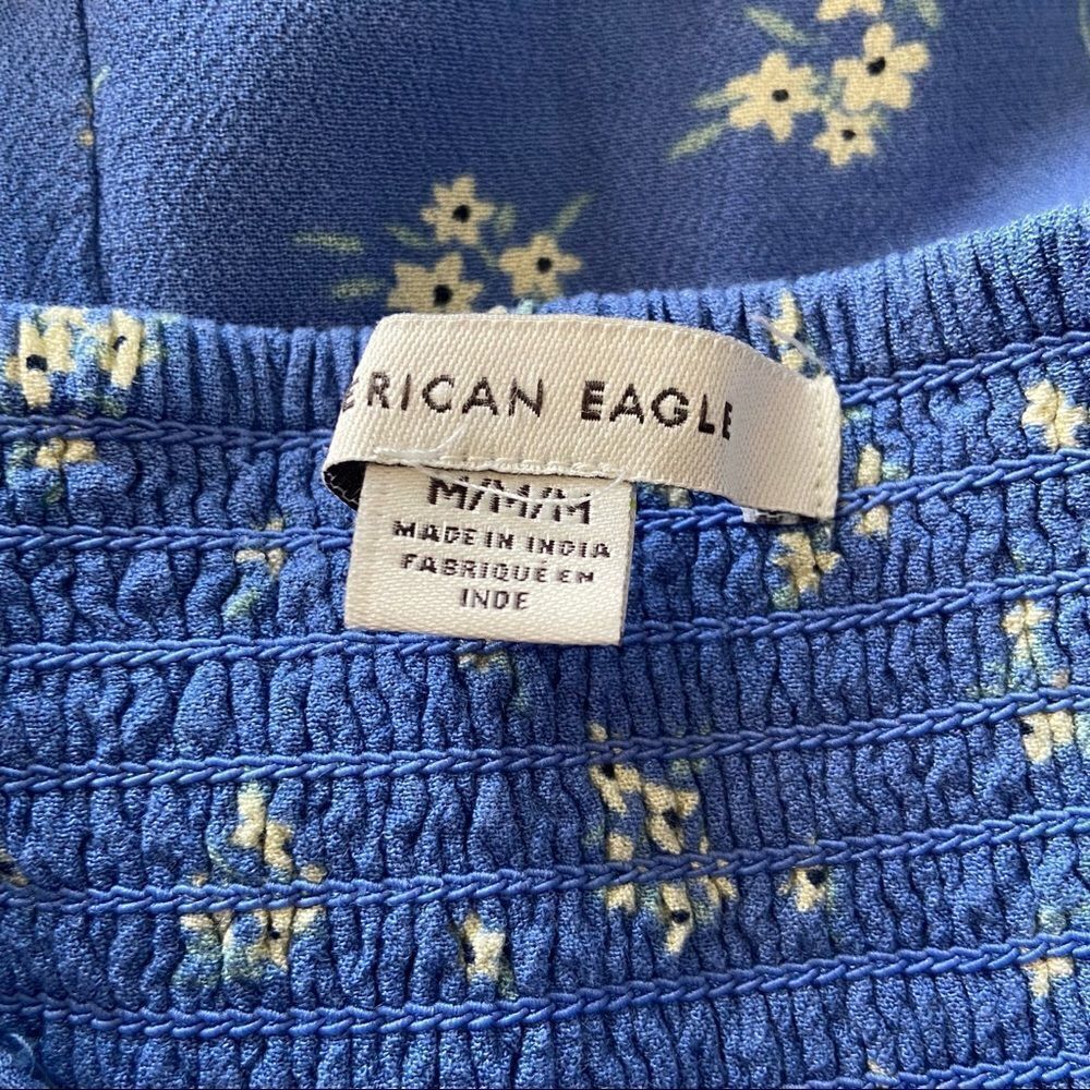 American Eagle-Floral Dainty Printed Halter Jumpsuit (Size:Medium) - Picture 11 of 11
